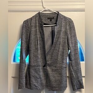 Banana Republic Factory Gray Blazer Tailored Professional Style small